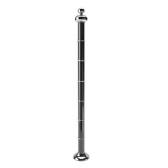 stripper pole isolated on white background genrated by AI.


