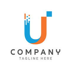 Letter U Logo Design