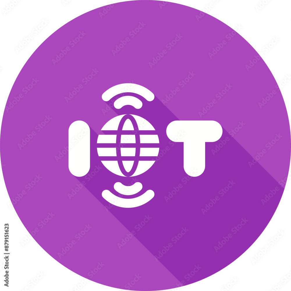 Wall mural Internet of Things Vector Icon