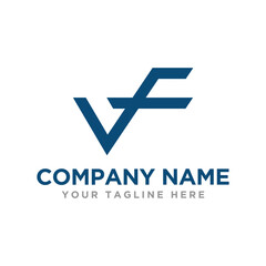Letter VF Logo Design
