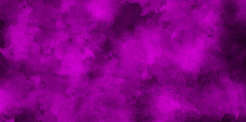 Soft and cloudy watercolor stain of pink paint texture, Ink effect light pink color shades gradient pink grunge texture, abstract color pink texture background on black canvas with smoke.