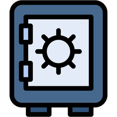 Box, safe, safety, security Icon