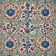Naklejka premium Chinese Pattern Tile Design