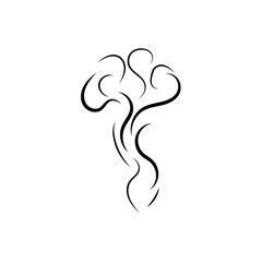 Smoke Line Art