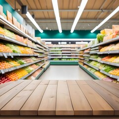 Fototapeta premium supermarket