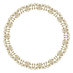 ゴージャスなゴールド装飾レース枠