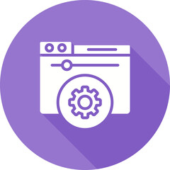 Hosting Control Panel Vector Icon