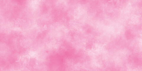 Lovely paper pink smoke and cloudy stains, Hand-drawn bright pink gradient abstract watercolor background texture, Pink watercolor texture with fogg and clouds, smooth wallpaper.