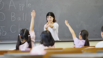 小学校英語授業風景