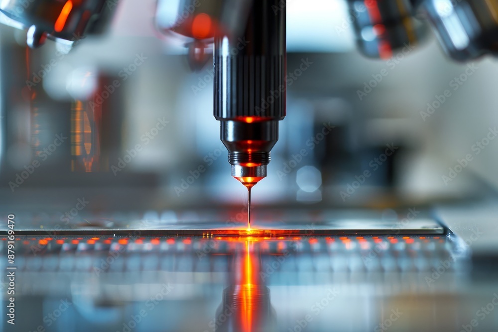 Aufkleber precision microelectronics engineering laser cutting circuit board technology in action