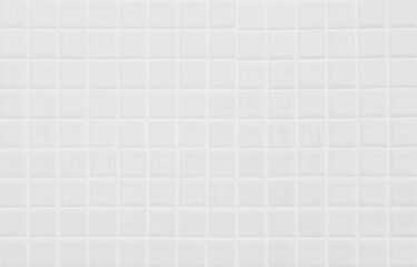 White tile wall chequered background bathroom texture. Ceramic brick wall and floor tiles mosaic background in bathroom and kitchen clean. Design pattern geometric with grid wallpaper floor elements.