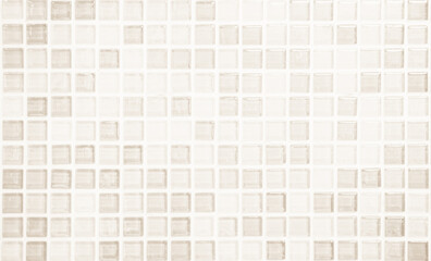White and Cream ceramic tile wall texture and seamless background. High resolution photo.