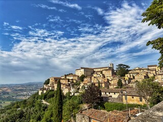 Obraz premium Todi's view: city of the archers.