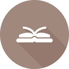 Open Book Vector Icon