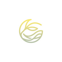 Organic Leaf logo vector. Nature Vector Design