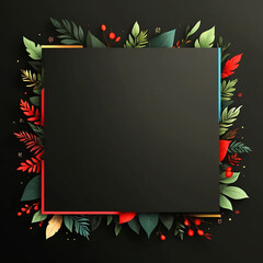 Blank frame Backgroun, You can customize the text and color as you like
