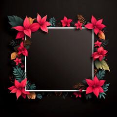 Blank frame Backgroun, You can customize the text and color as you like