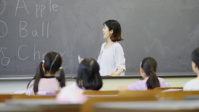 小学校英語授業風景