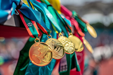 the medals from the Paris 2024 Olympic Games