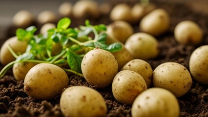  New Beginnings  Freshly Planted Potato Seeds