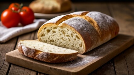  Freshly baked bread ready to be savored