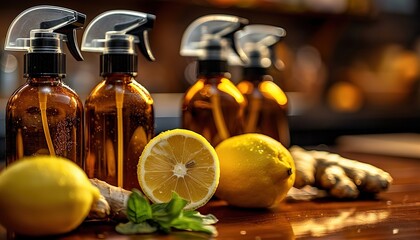 still life with lemon and lime