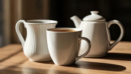  A cozy afternoon tea setup