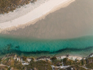 Lago, marimas y Dunas de Baldaio en Carballo Galicia