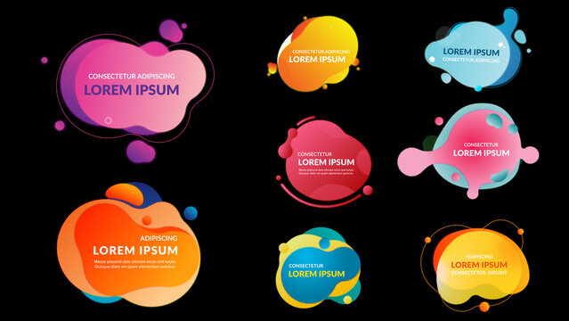 Colorful Liquid Titles
