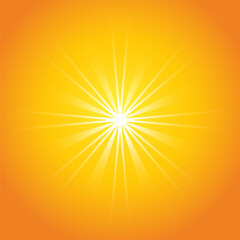 light beam transparency on orange background, sun shine, sunlight graphic, light ray, sunshine, star light shine