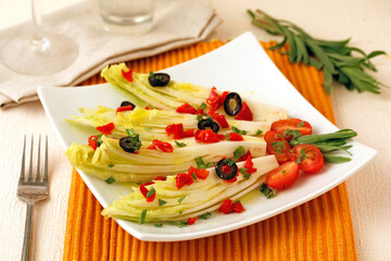 Endives with tarragon vinaigrette.