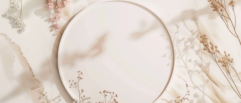 Minimalist invitation background