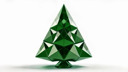  Modern geometric Christmas tree design