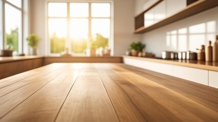 Fototapeta premium Sunny kitchen ready for culinary adventures