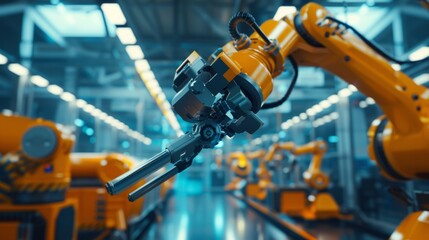 Robotic Arm in Factory