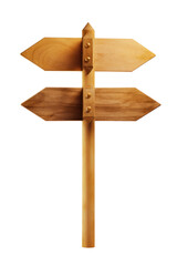 Wooden Directional Signpost