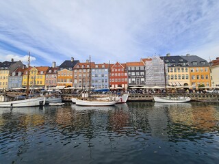 Historical Place in Copenhagen / Denmark: Nyhavn Harbor
