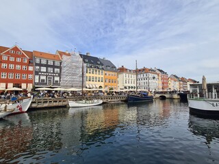 Historical Place in Copenhagen / Denmark: Nyhavn Harbor