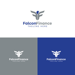 Falcon Finance business logo design