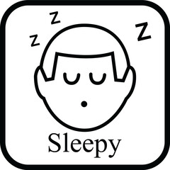 sleepy icon 