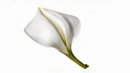 Obraz premium Elegant white lily in bloom