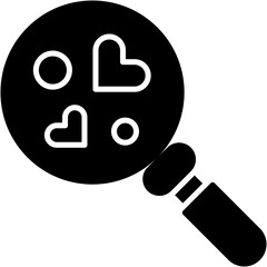 Find, love, romance, search Icon