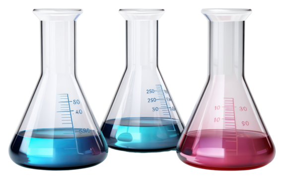 PNG Flasks science glass biotechnology.