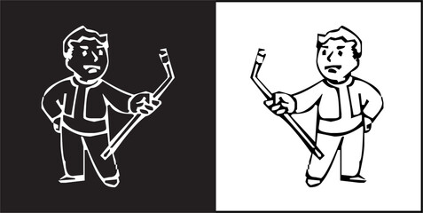  IIlustration Vector graphics of Pip Boy Weapons icon