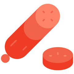 Food, meat, salami Icon