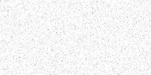 Terrazzo flooring consists of chips of marble texture. quartz surface white, black for bathroom or kitchen countertop. white paper texture background. rock stone marble backdrop textured illustration.
