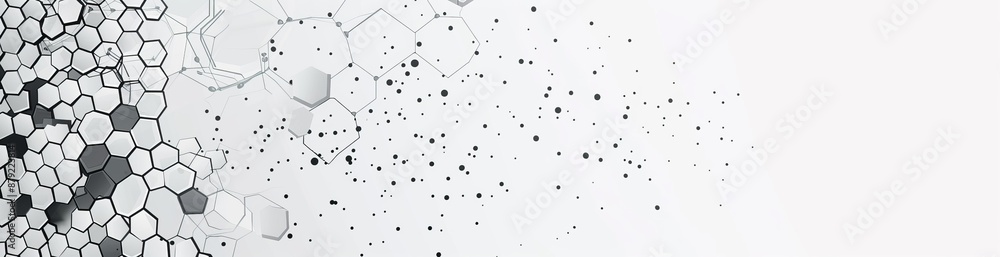 Poster the hexagonal pattern is a geometric abstract background with simple hexagonal elements. this can be