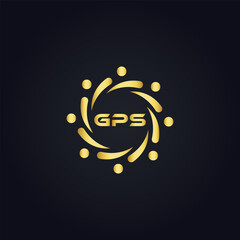 GPS logo. G P S design. White GPS letter. GPS, G P S letter logo design. G P S letter logo design in GOLD, GOLDEN LOGO, THREE, style. letter logo set in one artboard. G P S letter logo vector design.
