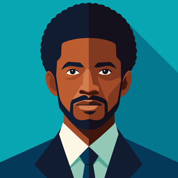 illustration of afro american