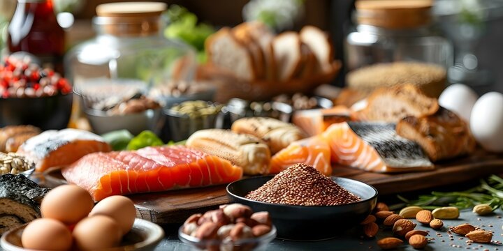 Identifying Major Allergens in Closeup Shots of Food Items. Concept Food Allergy, Closeup Photography, Major Allergens, Food Items, Identification